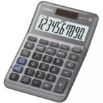 Casio Αριθμομηχανή σε Γκρι Χρώμα MS-100FM