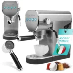 Profi Cook PC-ES-KA1265 Μηχανή Espresso 1360W Πίεσης 20bar Γκρι