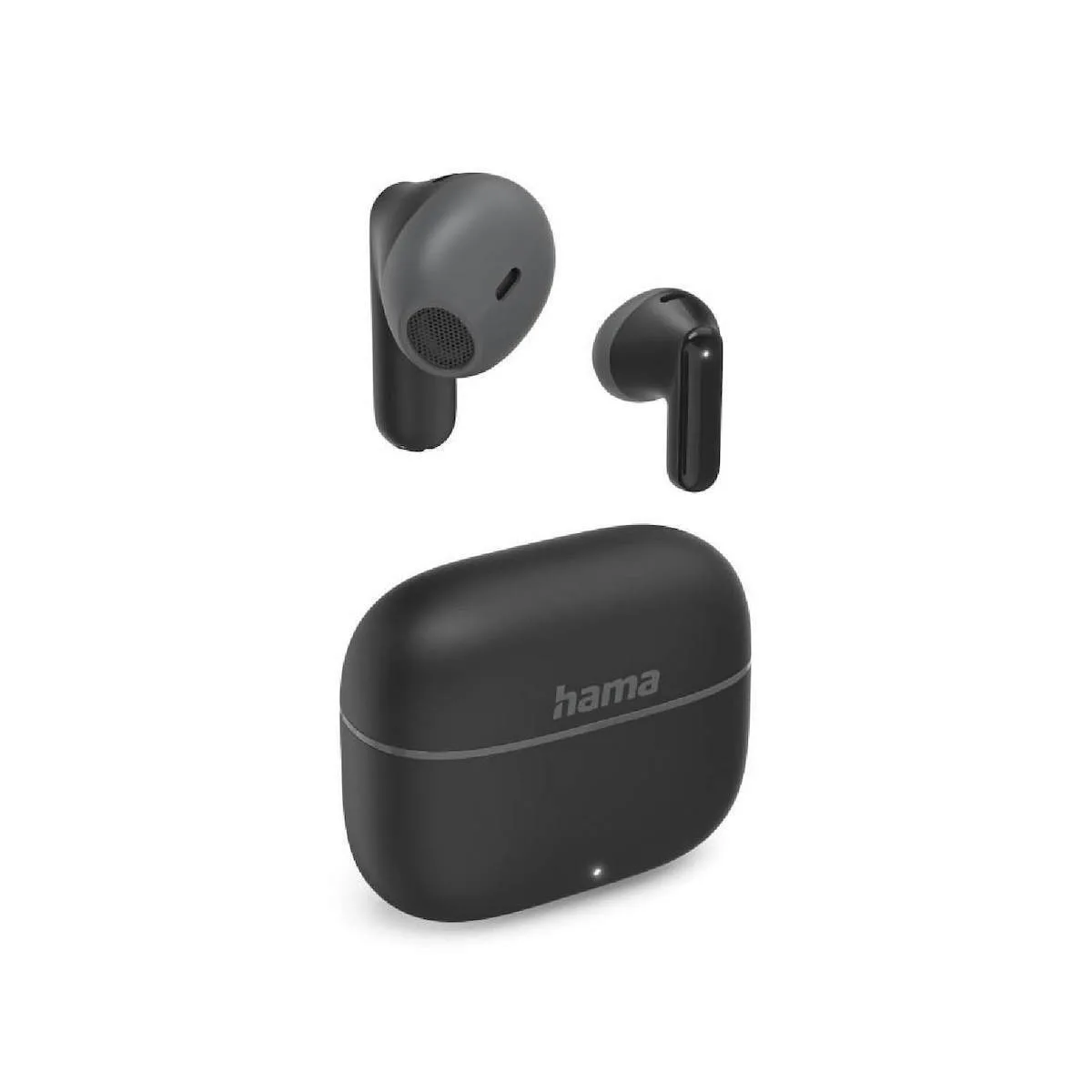HAMA Freedom Light II Earbud Bluetooth Handsfree Ακουστικά με Θήκη Φόρτισης Μαύρα - Image 1