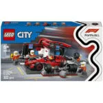 LEGO City F1® Pit Stop & Pit Crew with Ferrari Car για 6+ Ετών 322τμχ 60443