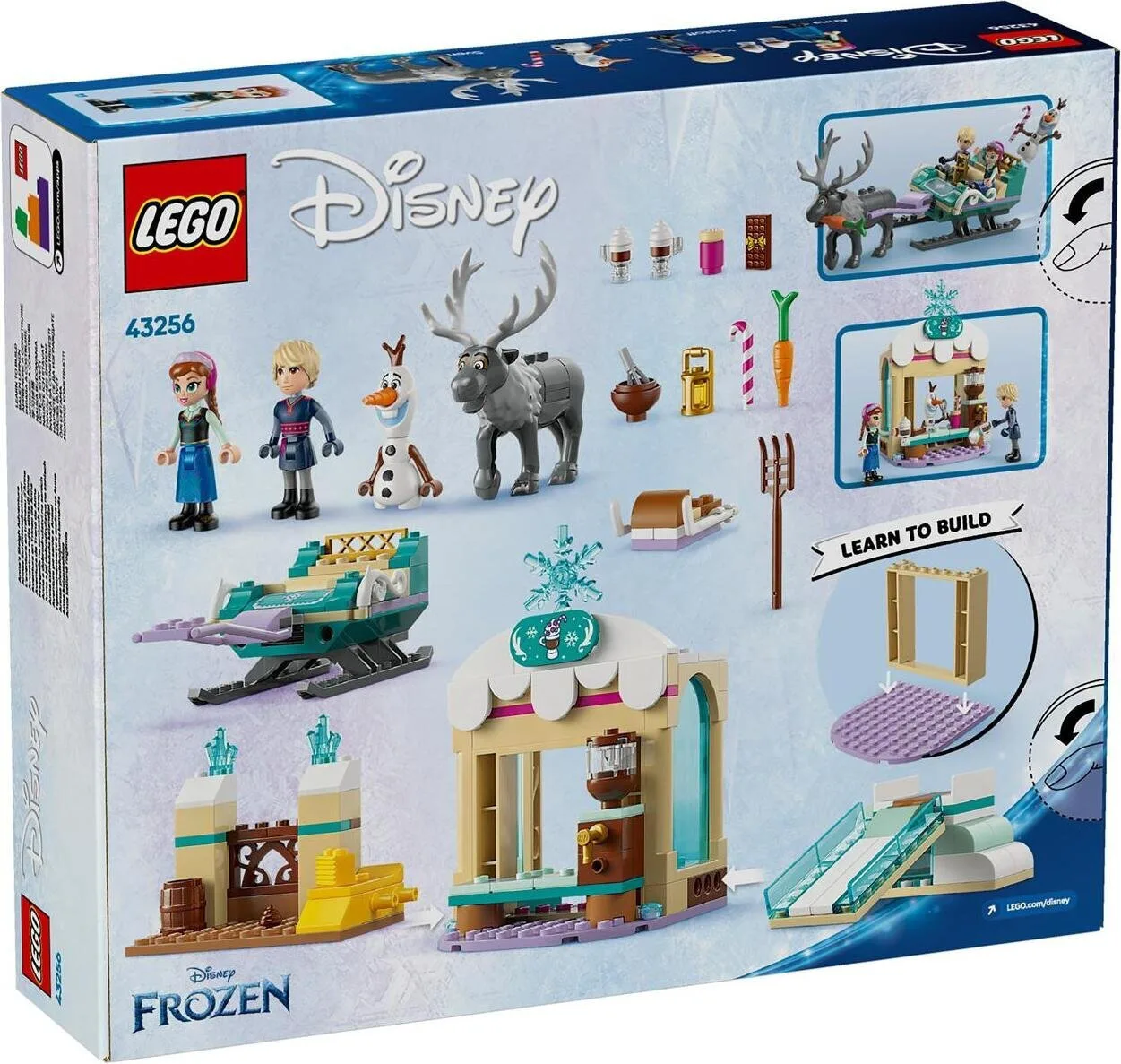 20250221162955_a2f8f7b2 LEGO Frozen Anna's Sleigh Adventure για 4+ Ετών 192τμχ 43256 - Image 1