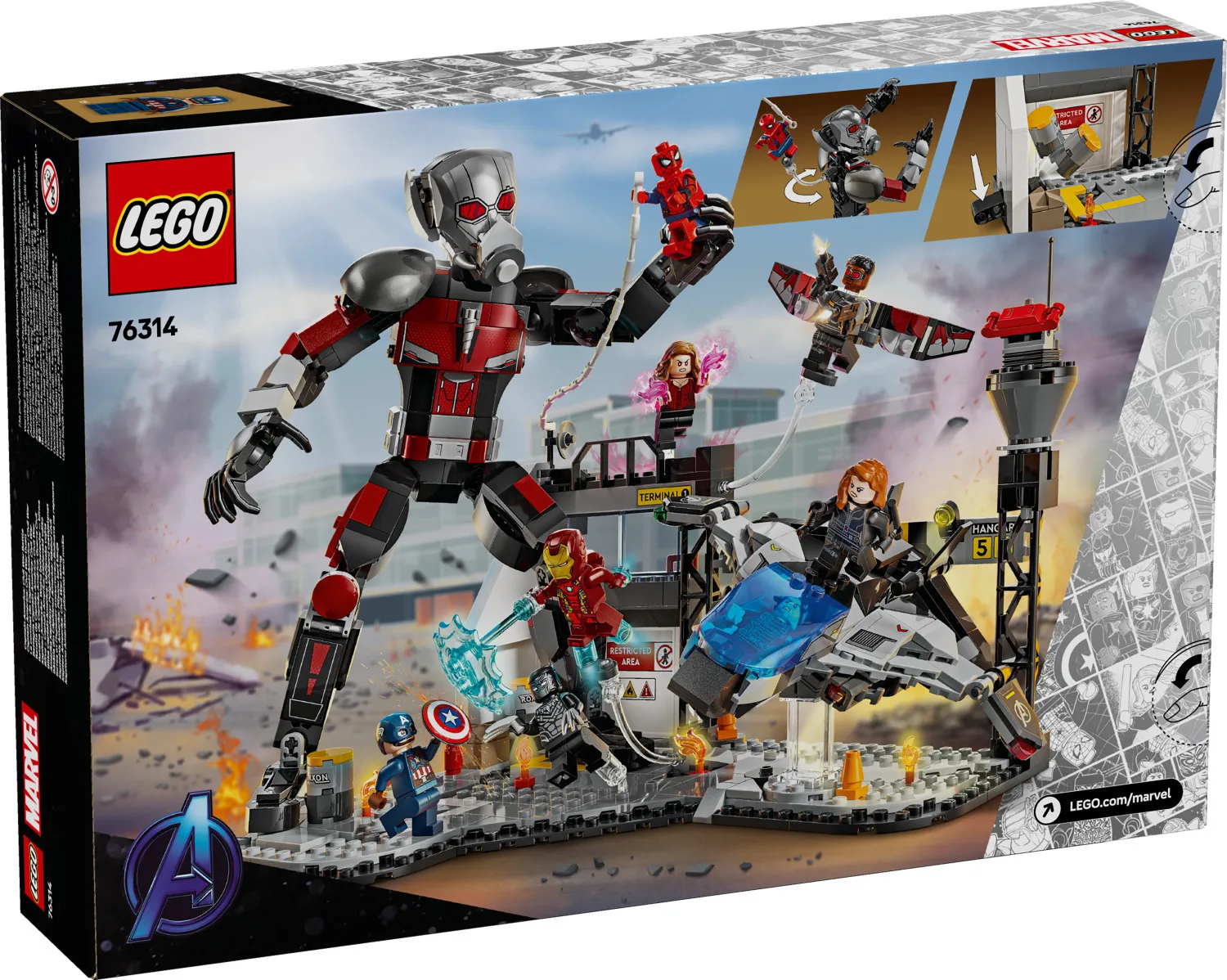 LEGO Marvel Super Heroes - Captain America: Civil War Action Battle για 10+ Ετών 736τμχ 76314 - Image 1