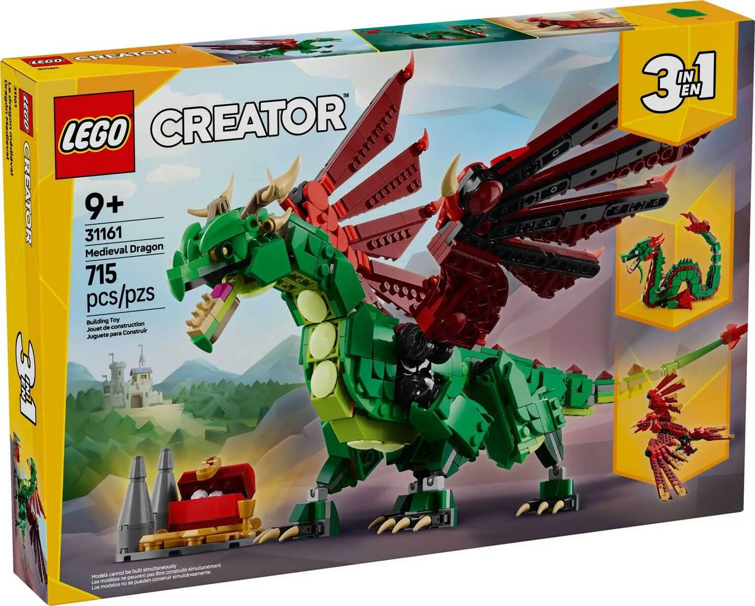 LEGO Creator Medieval Dragon για 9+ Ετών 715τμχ 31161 - Image 1