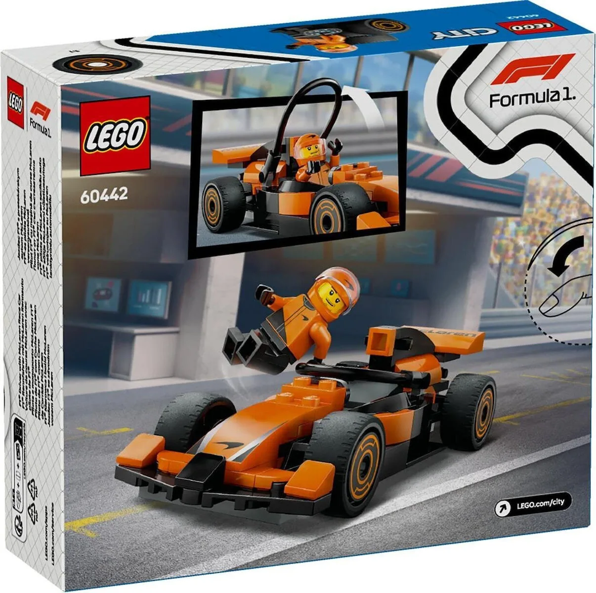 20250221163250_e796b270 LEGO City F1® Driver With Mclaren Race Car για 6+ Ετών 86τμχ 60442 - Image 1