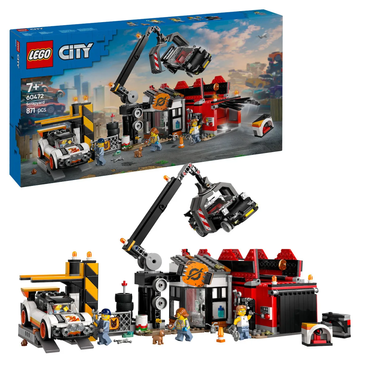 20250221163252_4931b19a LEGO City Scrapyard with Cars για 7+ Ετών 871τμχ 60472 - Image 1