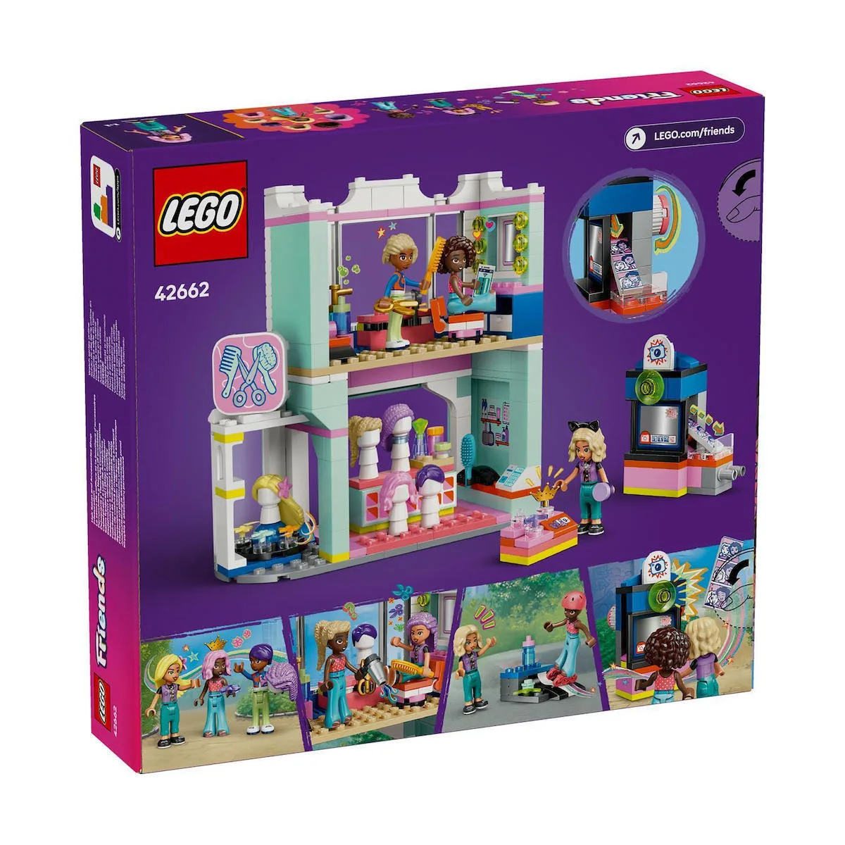 20250221163810_56460ec6 LEGO Friends Hair Salon and Accessories Store για 7+ Ετών 347τμχ 42662 - Image 1