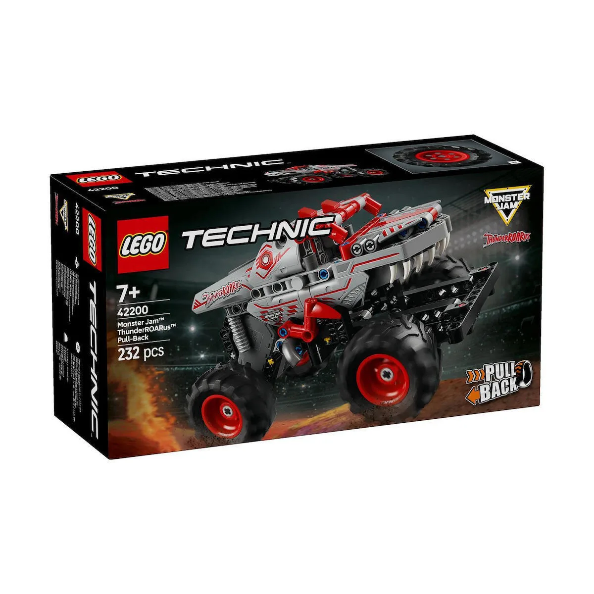 20250221163814_4c12b0d4 LEGO Technic Monster Jam ThunderROARus Pull-Back για 7+ Ετών 232τμχ 42200 - Image 1