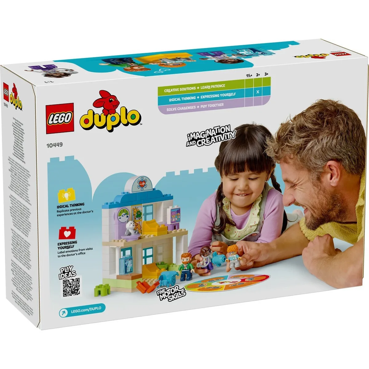 20250221164611_27e78ec5 LEGO Duplo First Time: Visit to the Doctor για 2+ Ετών 65τμχ 10449 - Image 1