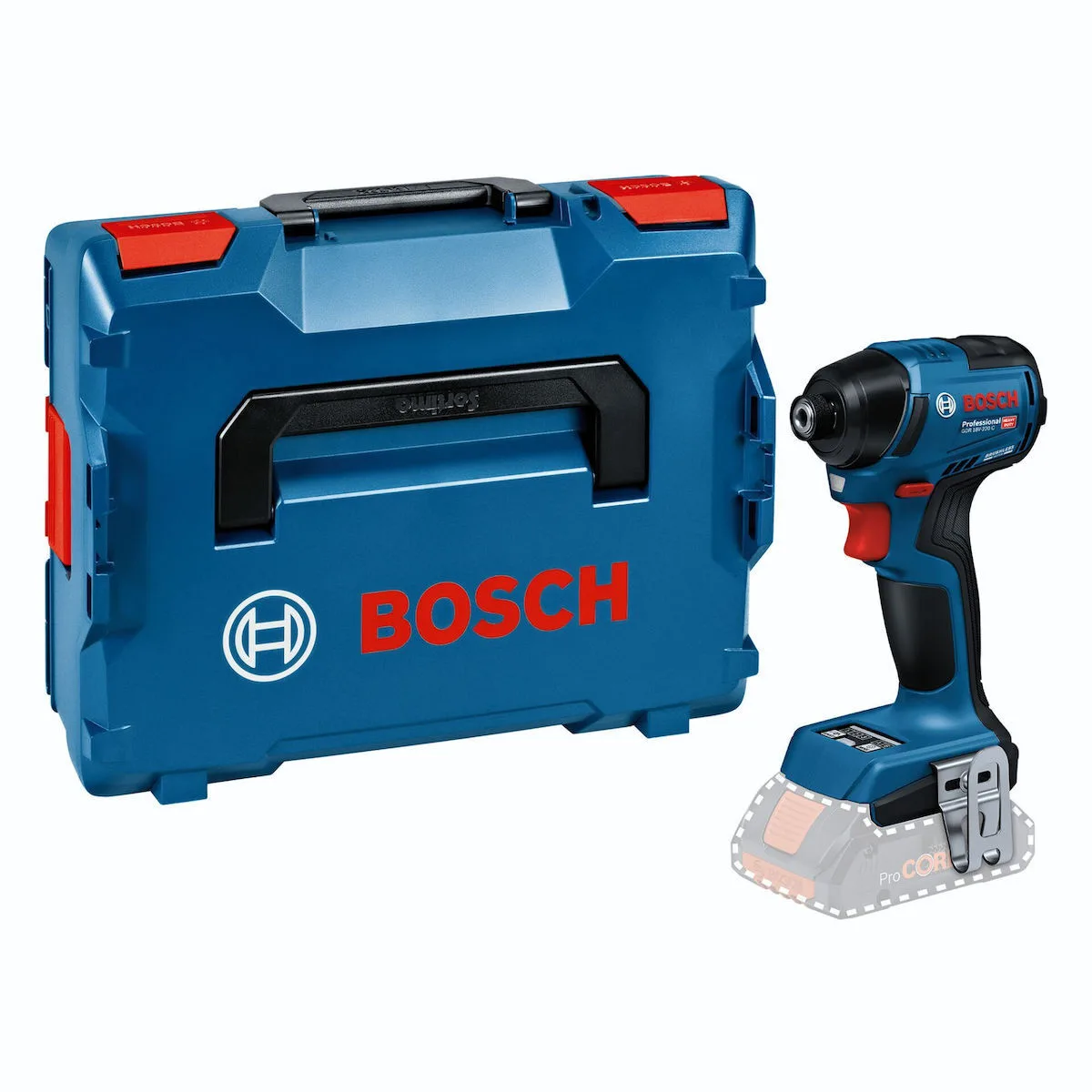 Bosch GDR 18V-220 Παλμικό Κατσαβίδι Μπαταρίας Solo 12V 06019L6001 - Image 1