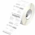 Zebra Z-Perform 1000T 880026-038 3634 Αυτοκόλλητες Ετικέτες σε Ρολό για Εκτυπωτή Ετικετών 102x38mm 4τμχ