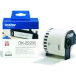 Brother Ταινία Ετικετογράφου 30.5m x 62mm σε Λευκό Χρώμα DK-22205