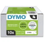 Dymo 2093097 Ταινία Ετικετογράφου 7m x 12mm σε Λευκό Χρώμα 10τμχ