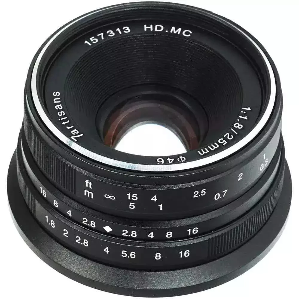 20250224122947_a8e7da4f 7artisans Crop Φωτογραφικός Φακός Photoelectric 25mm f/1.8 Σταθερός για Micro Four Thirds (MFT) Mount Μαύρος - Image 1