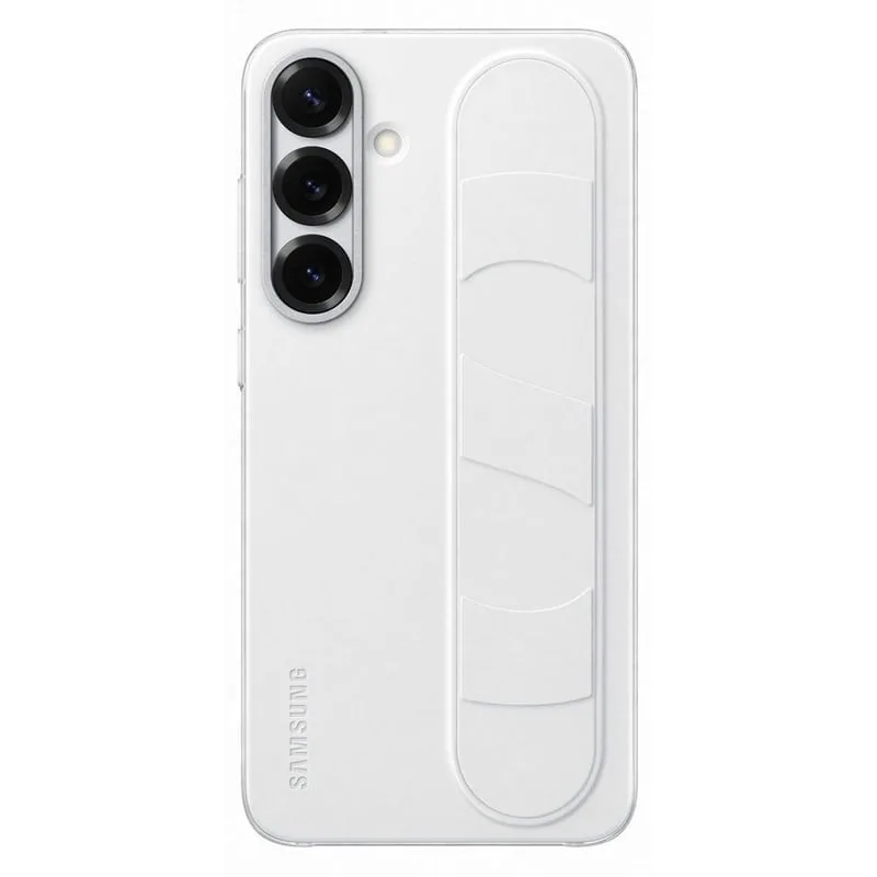Samsung Standing Grip Back Cover Σιλικόνης Λευκό (Galaxy S25+) EF-GS936CWEGWW - Image 1