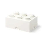 LEGO Πλαστικό Παιδικό Δοχείο Φαγητού Λευκό 40000804