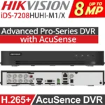 Hikvision iDS-7208HUHI-M1/X Καταγραφικό HVR 8 Καναλιών με Ανάλυση 4K