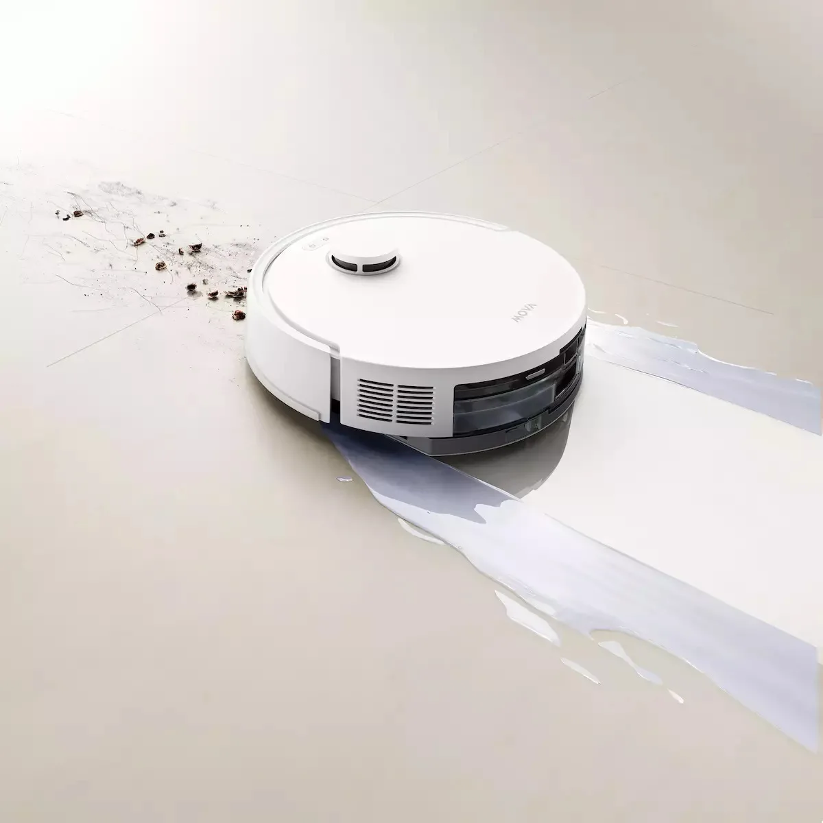 20250225133127_7ad49a70 Mova E20 Plus Σκούπα Ρομπότ για Σκούπισμα & Σφουγγάρισμα με Wi-Fi Λευκή - Image 1