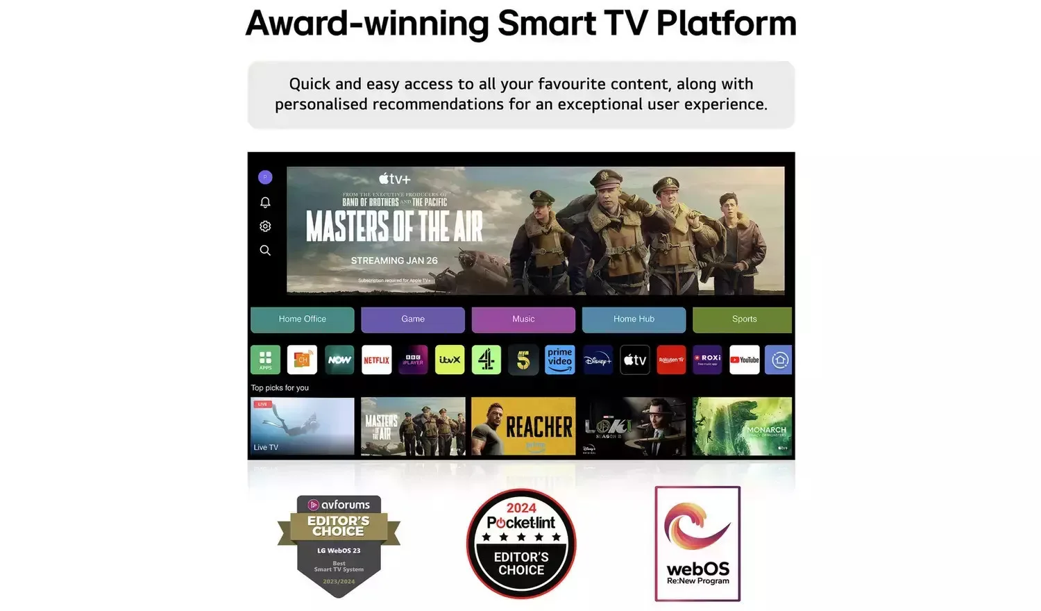 20250225143117_949e58cd LG Smart Τηλεόραση 32" Full HD LED AI LR60 HDR (2024) 32LR60006LA - Image 1