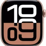 Apple Watch Series 10 Cellular Aluminium 42mm Αδιάβροχο με eSIM και Παλμογράφο (Rose Gold με Light Blush Sport Band - S/M)