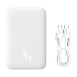 Baseus Mini MagSafe Power Bank 6000mAh 20W με Θύρα USB-C Λευκό