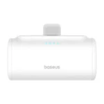 Baseus Compact Series Built-in Type-C Power Bank 5000mAh 20W με Θύρα USB-C Power Delivery / Quick Charge 3.0 Λευκό