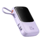 Baseus Qpow Pro+ Power Bank 10000mAh 22.5W Μωβ