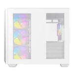 Antec C5 Gaming Midi Tower Κουτί Υπολογιστή με Πλαϊνό Παράθυρο και RGB Φωτισμό Λευκό