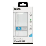 SBS 0.3 Skinny Back Cover Σιλικόνης Διάφανο (iPhone 17e / 16e)