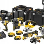 DEWALT DCK755P3T Σετ Γωνιακός Τροχός, Δισκοπρίονο, Κρουστικό Δραπανοκατσάβιδο, Πολυεργαλείο, Σέγα, Σκαπτικό & Παλμικό Κατσαβίδι 18V με 3 Μπαταρίες 5Ah και Θήκη