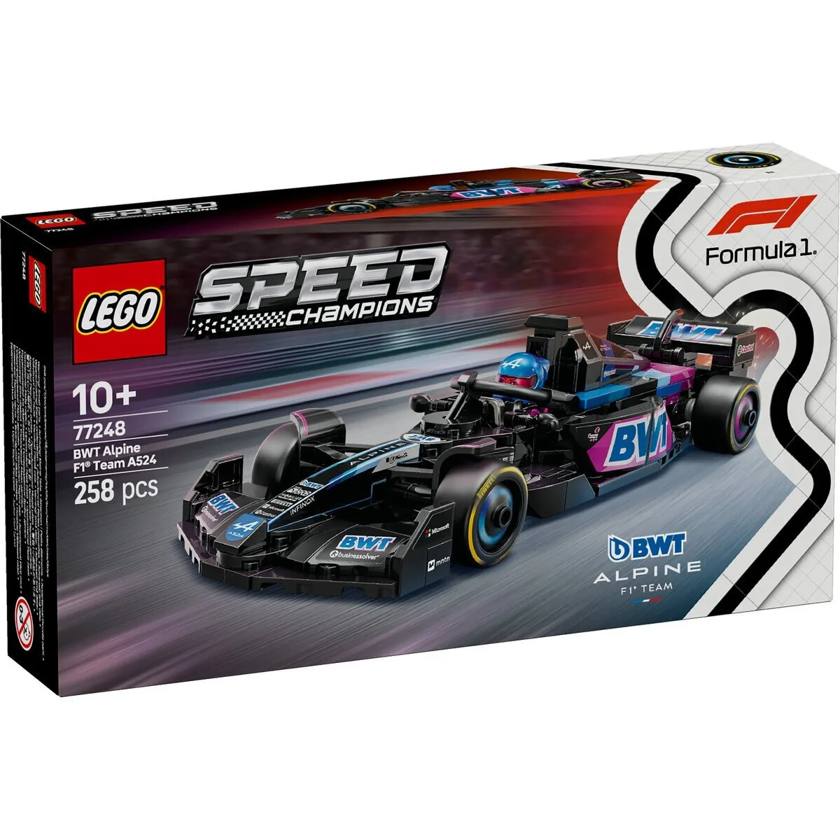 LEGO Speed Champions F1 BWT Alpine Racing Car για 10+ Ετών 258τμχ 77248 - Image 1