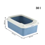 Rotho My Pet Bonnie Eco Λεκάνη Γάτας Μπλε Μ56 x Π17 x Υ40cm