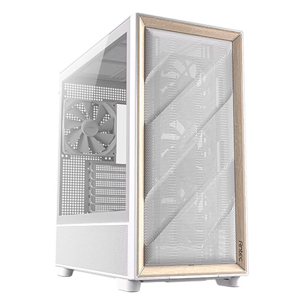 Antec Flux Gaming Midi Tower Κουτί Υπολογιστή με Πλαϊνό Παράθυρο Λευκό - Image 1