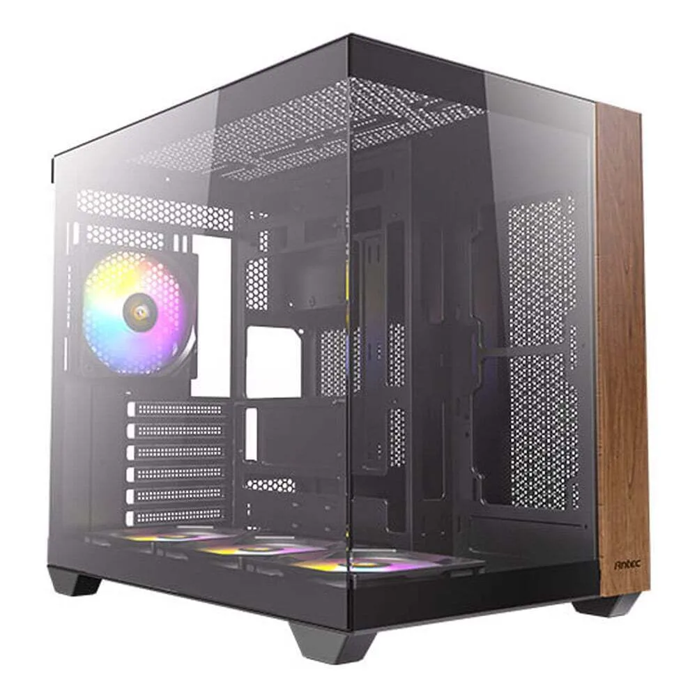 Antec CX800 RGB Gaming Midi Tower Κουτί Υπολογιστή με Πλαϊνό Παράθυρο Wood - Image 1