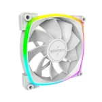 Montech RX120 Case Fan με ARGB Φωτισμό και Σύνδεση 4-Pin PWM Λευκό