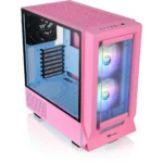 Thermaltake Ceres 350 MX Gaming Midi Tower Κουτί Υπολογιστή με Πλαϊνό Παράθυρο και RGB Φωτισμό Bubble Pink