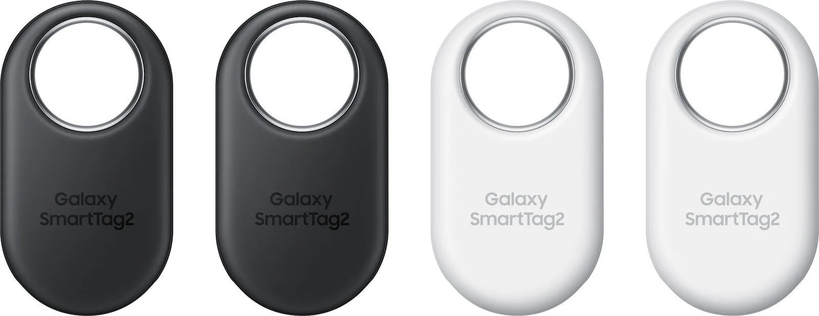 20250228140136_samsung_galaxy_smarttag2_4_pack_bluetooth_tracker_leyko_mayro Samsung Galaxy SmartTag2 Samsung Find Λευκό / Μαύρο 4τμχ - Image 1