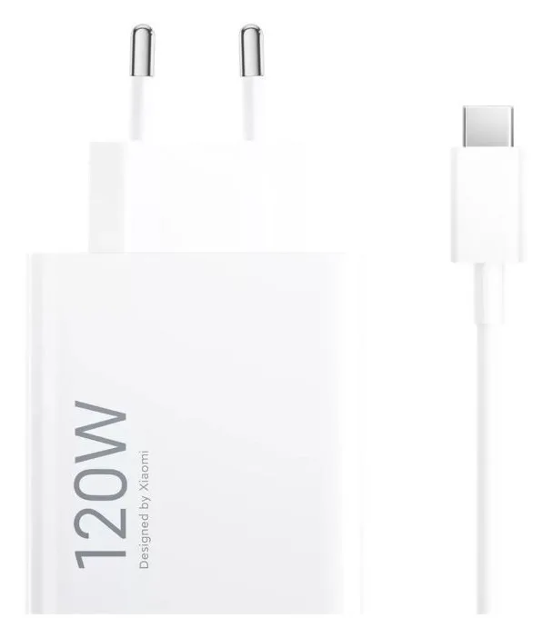 Xiaomi Φορτιστής με Θύρα USB-A και Καλώδιο USB-C 120W Power Delivery Λευκός (HyperCharge Combo) - Image 1