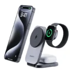 Aukey Ασύρματος Φορτιστής Qi2 15W Power Delivery Μαύρος (MagFusion Z)