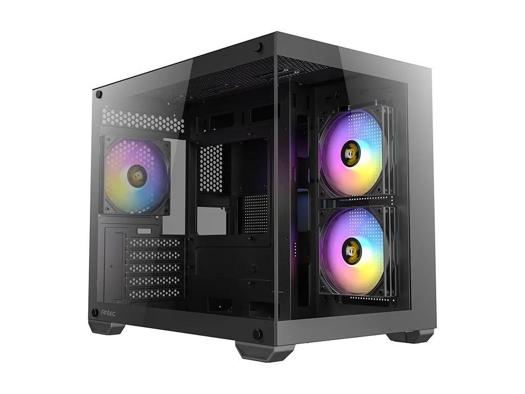 Antec CX600M ARGB Gaming Mini Tower Κουτί Υπολογιστή με Πλαϊνό Παράθυρο Μαύρο - Image 1