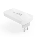 HAMA Φορτιστής Χωρίς Καλώδιο GaN με Θύρα USB-A και 2 Θύρες USB-C 65W Power Delivery / Quick Charge 3.0 Λευκός (201976)