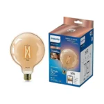 Philips Smart Λάμπα LED 7W για Ντουί E27 και Σχήμα G125 Θερμό Λευκό 640lm Dimmable 929003017921