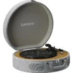 Lenco LS-66GY Βαλιτσάκι Πικάπ με Belt Drive, Προενίσχυση και Ενσωματωμένα Ηχεία Γκρι