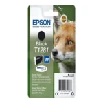 Epson T1281 Γνήσιο Μελάνι Εκτυπωτή InkJet Μαύρο (C13T12814022)