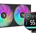 Deepcool LQ240 Υδρόψυξη Επεξεργαστή Διπλού Ανεμιστήρα 120mm για Socket AM4/AM5/1700/1200/115x με ARGB Φωτισμό