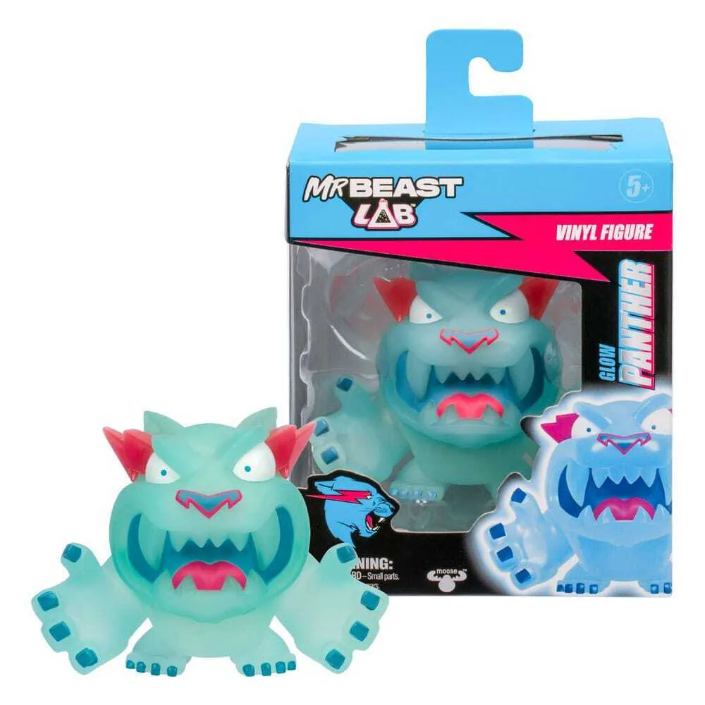 20250306141445_de9e7727 Mr Beast Vinyl Figure Glow Panther 9 Cm - Image 1