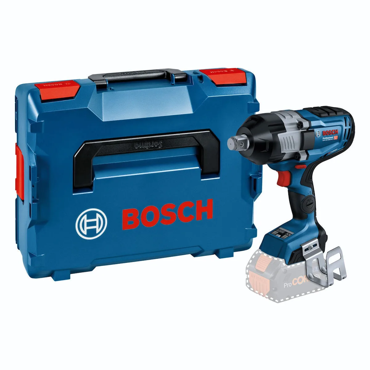 Bosch GDS 18V-1600 HC Professional Brushless Μπουλονόκλειδο Μπαταρίας 18V Solo με Υποδοχή 3/4" - Image 1