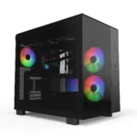 Montech King 65 Pro Gaming Midi Tower Κουτί Υπολογιστή με Πλαϊνό Παράθυρο και RGB Φωτισμό Μαύρο