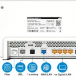 AVM FRITZ!Box 5690 Fiber GPON Ασύρματο VDSL2 Modem Router Wi‑Fi 7 με 4 Θύρες