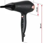 MPM Ionic Πιστολάκι Μαλλιών Turbo με Φυσούνα 2500W