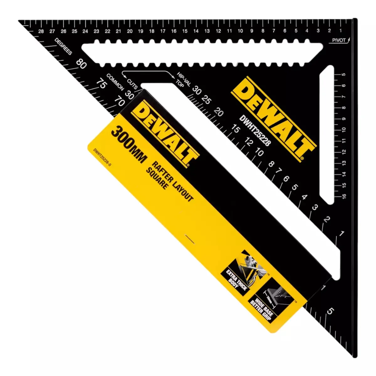20250307155728_cc5cc485 Dewalt Γωνιόμετρο Μαραγκών Αλουμινίου Μήκους 30εκ. DWHT25228-0 - Image 1